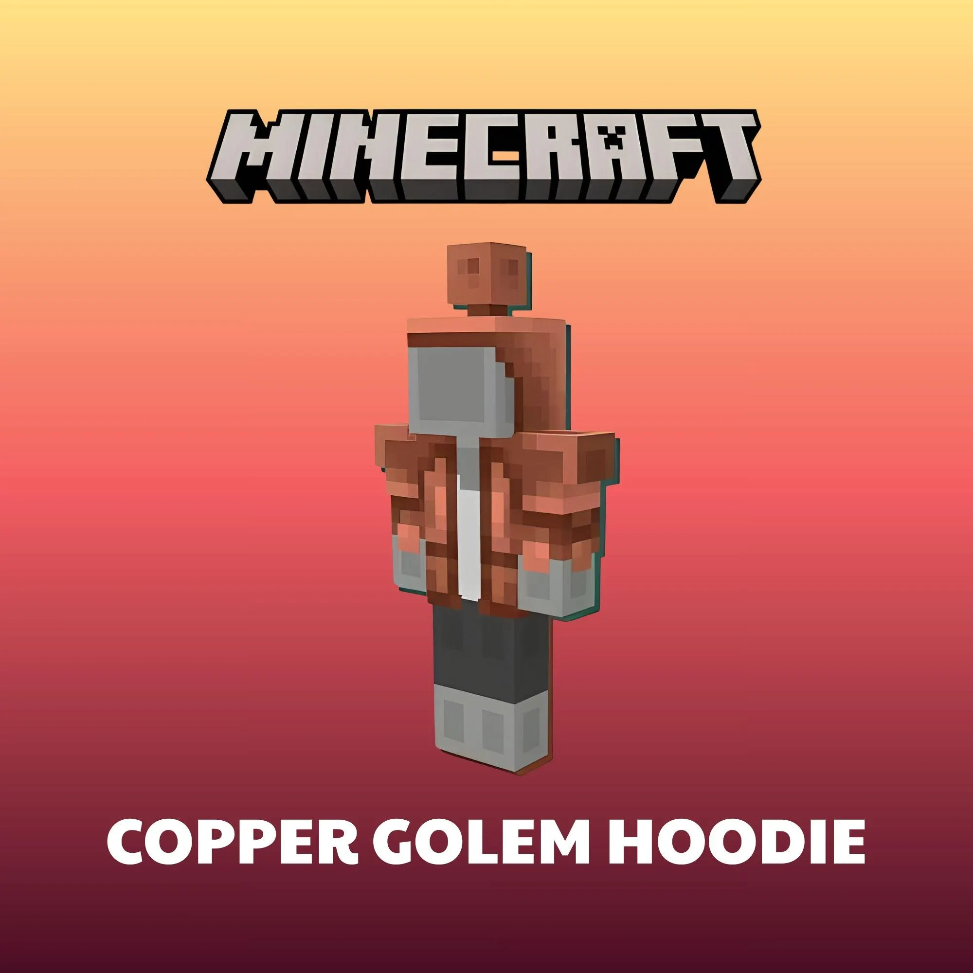 Minecraft Copper golem Hoodie